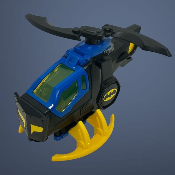 Fisher Price 2012 Imaginext DC Super Friends Batman Batcopter  Helicopter Only - Picture 1 of 16